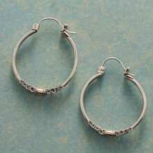 Gmzalx Vintage Dual-Tone Spiral Pattern Design Earrings, Suitable For Daily Commute, Casual Travel And Vacation Wear, Exuding Bohemian Vibe - Two-color - View 2