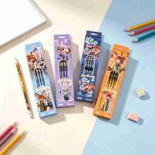 1set New Cute Fox Rabbit Pencil For 2026, High Beauty Cute Pencil. Suitable For Daily Learning And Classroom Notes, Drawing And Drawing, It Is An Essential Item For The New Semester(Random Style) - Multicolor - View 1