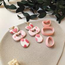 Square-Shaped Flower Polymer Clay Cutting Tool, Irregular Geometric Mold, Suitable For Diy Handmade Earrings And Jewelry Handicrafts - Irregular Geometric - View 10