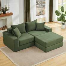 Loveeat Cloud Sofa, Frameless Sofa With Non-Slip Base, Cozy Sofa Bed For Personalized Living Spaces, Modern Sofa - 1 - 查看 10