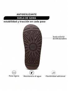 GETAC Women Home Slippers - Coffee Brown - View 6