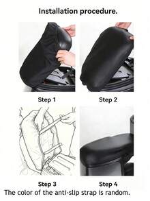 Universal Black Motorcycle Seat Elastic Cover, Full Coverage All-Season Faux Leather Seat Cover, Scratch-Resistant Wear-Resistant Sun-Proof Seat Cover - A - View 7