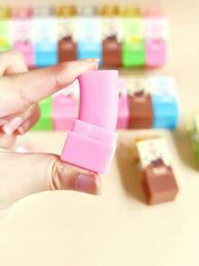 1/2/4/24pcs Milk Erasers, Mini Banana Chocolate Milk Carton Shaped, Low Dust PVC Material, For Pencil Cleaning, Suitable For Back To School Students, Graduation Season, Office - Multicolor - View 7