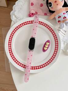 1pc Energetic Strawberry Watch Band Compatible With Apple Watch 38mm 40mm 41mm Cute Watch Band Birthday Gift Series 11 10 9 8 7 6 SE 5 4 3 2 1 Compatible With 18mm 20mm 22mm Compatible With Xiaomi 8/9/10 8/9 Pro Back To School Gift Graduation Gift - Multicolor - View 6