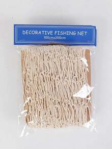 自然魚網牆飾 海洋主題牆掛 漁網牆掛 海灘桌布 適用魚網派對 農舍風 辦公室桌 家用桌 房間裝飾 魚網攝影裝飾 臥室裝飾 牆面裝飾 生日畢業禮物 - 彩色 - 查看 15