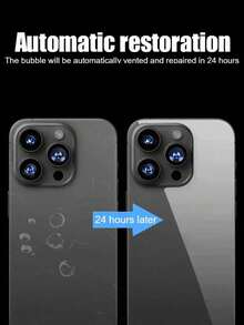 3pcs Hydrogel Back Cover Protective Film, Compatible With IPhone 18 Pro Max/18 Pro17/17e/16/16e/15/14/13/12/11/17 Pro Max/16 Pro Max/17 Pro/15 Pro/Plus/X/XR/XS Max/Air, Soft TPU Transparent Protective Film, Non-Tempered Glass - 3 Pcs - View 7