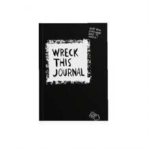Wreck This Journal Creative Destruction Notebook, Black Hardcover Stress Relief Venting Journal, Fun Interactive Doodle DIY Blank Notebook, Emotional Release Stress Relief Art Book - Multiple Styles - View 7