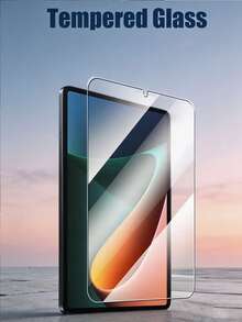 2片裝 HD 鋼化玻璃螢幕保護貼 9H 硬度 防爆 防刮 易貼合，適用於 Galaxy Tab S9 S8 S9FE A11+ 12.4 吋 / iPad Air Pro 11/13 吋 5代/6代/7代/8代/9代/10代/11代/12代 / 小米 / 華為 MatePad / Honor，辦公繪圖用，自動吸附 無氣泡 光滑防油保護膜 - 無色 - 查看 10