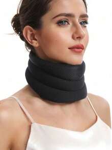 1 Pack, New Outdoor Sports Neck Support Strap, Three-Stage Adjustable To Prevent Sagging, Neck Strap For Office And Home Use, Breathable Sponge Shoulder And Neck Sleeve, Suitable For Long Sedentary Hours During Daily Office Work - Multicolor - View 2