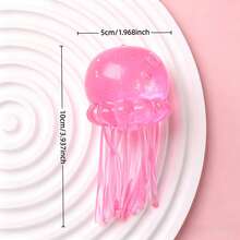 Maltose Jellyfish Squeeze Toy, Soft Transparent Stress Ball, Slow Rebound Pressure Relief Ball, Soothing Sensory Finger Toy, Realistic Animal Stress Relief Toy, Ocean Creature Prank Toy, Gift Bag Filler, Desk Decor, Birthday Gift, Party Favor - Maltose Jellyfish - View 10