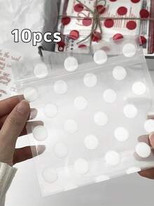10 pezzi Sacchetti con motivo a pois neri & bianchi, sacchetti di imballaggio regalo in PVC trasparente, sacchetti di imballaggio regalo per feste, sacchetti decorativi per accessori gioielli, sacchetti di stoccaggio regalo auto-sigillanti, riutilizzabili, adatti per regali di vacanze, compleanni, matrimoni, feste, stoccaggio quotidiano, sacchetti di plastica auto-sigillanti, sacchetti regalo trasparenti per matrimoni, sacchetti regalo di gruppo, regali per il Ringraziamento e la Festa dell'Insegnante. 1 pezzo - Multicolore - Visualizzare 11