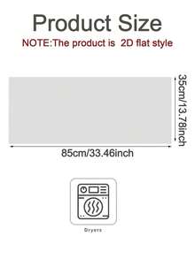 1pc Red Christmas Microwave Cover, Gingerbread Man & Penguin Pattern Toaster Dust Cover, 2D Flat Polyester Oven Dust Cover, Christmas Kitchen Decor - Multicolor - View 5