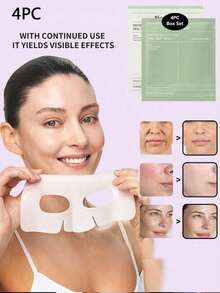 3pcs Collagen Face Mask, Bioactive Collagen Deep Overnight Face Mask, Women Skincare, Deep Hydration & Pore Minimizing Mask - Multicolor - View 17