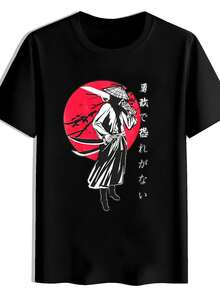Men T-Shirts - 黑色 - 查看 6