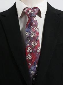 1PC Men's Fashion Versatile Exquisite Printed Pattern Tie Casual Versatile Suitable For Daily Shopping, Banquet, Party, Date Matching - Multicolor - View 9