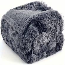 Waterproof Dog Blanket Extra Large Thickened Pet Quilt Cat Warm - Grey - View 3