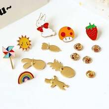 Kids Buttons & Pins - Apricot - View 4
