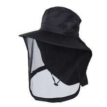 Mesh Sun Protection Hat, Anti-Insect, Unisex Outdoor Wide Brim UV Protection Fishing Bucket Hat, Outdoor Sun Hat - Multicolor - View 3