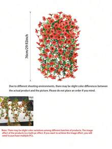 3er Set künstliche Herbstblumen, künstliche Chrysanthemen-Hängeblumen für den Außenbereich, orangefarbene Margeriten mit herbstlichen Eukalyptusblättern, realistische Pflanzendekoration, UV- und lichtbeständige Seidenblumen, geeignet für Veranda, Terrasse, Balkon, Blumentopf, Garten, Tischdekoration, Wohnzimmerfensterbank, Kaminsims, Thanksgiving, Ernte, Halloween-Dekoration - Verschiedenfarbig - Übersicht 8