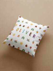 1pc Customized Personalized Text Print Pillowcase, Double-Sided Print Pillowcase, Suitable For Holidays, Can Create Your Own Name Pillowcase, Gift For Family, Friends And Yourself - Multicolor - View 7