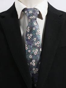 1PC Men's Fashion Versatile Exquisite Printed Pattern Tie Casual Versatile Suitable For Daily Shopping, Banquet, Party, Date Matching - Multicolor - View 10