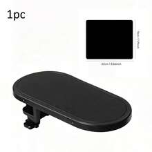 Soporte de extensión para brazo de escritorio con abrazadera, bandeja ergonómica de apoyo para el codo, soporte ajustable para el antebrazo, tablero de extensión de escritorio con abrazadera resistente, soporte para brazo para aliviar la presión de la muñeca, adecuado para oficina, juegos de computadora, estudio en casa, accesorio de actualización para escritorio de computadora - A - Ver 10