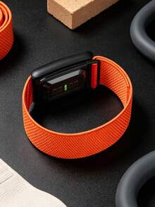 5.0/MG SuperKnit Band – ECG Compatible, Signature Performance Knit – Not Compatible With 4th Gen - Burnt Orange - View 5