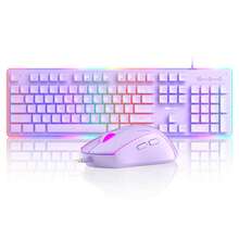 RGB Silent Keyboard And Mouse Combo MageGee GK970 2-In-1 Set LED Backlit Full-Size Numeric Keypad Multimedia And Function Keys Suitable For Office, Gaming, School, PC, Laptop, Classroom Learning, Student Essential - View 12