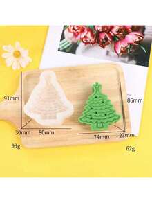 Christmas Tree & Gingerbread Man Scented Candle Silicone Mold, DIY Christmas Series Aromatherapy Plaster Resin Diffuser Stone Ornament Mold, Christmas Holiday Gift Making Mold - Christmas Edition - View 5