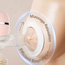 Hands Free Wearable Breast Pump, Portable Electric Breastfeeding Pump With Rechargeable Battery, Adjustable Suction & Massage Mode For Nursing Moms - Multicolor - View 13