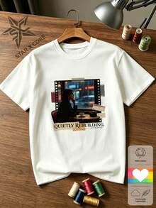 Women T-Shirts - 白色 - 查看 2