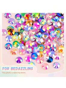 Bedazzling Kit Multi-Color Resin Jelly Rhinestone Set 40-Grid Rhinestone Set Diamond Decoration Crystal Mixed Color Gemstone Colorful, Suitable For DIY Phone Case, Clothes, Water Cup, Decoration, Handicraft, Fabric Clothing, Shoes & Hats, Holiday Gift Art - 40 Colors - View 5
