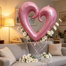 Balon Foil Hati Kait Besar 36 inci, Untuk Dekorasi Ulang Tahun, Dekorasi Kamar, Pesta Ulang Tahun, Dekorasi Pernikahan, Balon Helium - beraneka warna - View 2