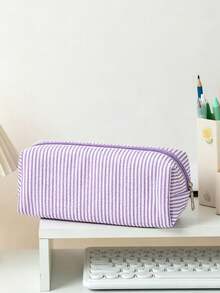 1件客製化姓名刺繡數據線收納袋，個性化刺繡筆袋，獨特返校禮物，適合兒童，化妝包、盥洗包、旅行包、收納袋 - 彩色 - 查看 9