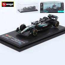 Burago – 1:64 比例合金 F1 賽車模型;精細還原的 F1 單座賽車複製品,附展示盒;建議 14 歲以上使用 - 彩色 - 查看 14