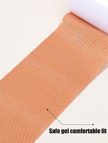 Women's Invisible Self-Adhesive Breast Lift Tape, Enhancing Cleavage Strapless Bra Pads - Khaki - View 8