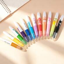 Set Of 6 (12 Crayons) Of Cute, Giant, Twistable Crayons-Washable, With A Smooth And Effortless Glide, Perfect For Coloring, Drawing, DIY Crafts, Art Projects, And As Gifts-A Must-Have For Back-To-School Season - Multicolor - View 2