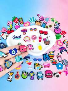 Shoe Decoration Set, 30/100pcs, Can Be Used For Decorating Shoes, Making Handmade Accessories, Etc. - Multicolor - View 5