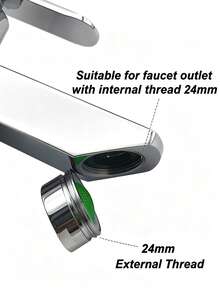 10 Faucet Aerators (Including Wrench) For Easy Replacement Of Small Accessories. It Can Save Water, Prevent Splashing, Filter Impurities, Stabilize Water Flow, And Reduce Noise. Faucets Suitable For Kitchen, Bathroom Sinks, And Bar Sinks. - Multicolor - View 12