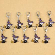 5/10pcs Funny Witch Keychain Set, Halloween Series Keychain Set, Suitable For Halloween Party Decoration Pendant, Gift For Family And Friends Christmas Gift, Humorous Gift, Interesting Pendant, Comes With Halloween Greeting Card [Optional Without Greeting Card] - Multicolor - View 14