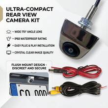 Universal Car Rear View Backup Camera IP68 Waterproof Night Vision High Definition Clear Image Wide Angle Suitable For Most Car Models - B - View 6