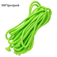5M*2pcs/Pack 5mm Multi-Functional Round Core Colorful Braided Rope, DIY Handmade Beading Line, Outdoor Use, Tent - Solid Color - View 22