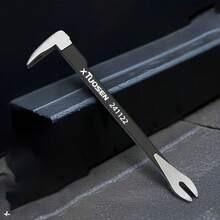1pc Multi-Function Pry Bar & Nail Puller Tool - Suitable For Wall Concrete Nails, Gun Nails And General Woodworking Demolition, Designed For Easy Removal Of Various Nails In Construction, High Hardness And Rust-Resistant, Portable Woodworking Nail Puller, Tire Flat Pry Bar, Double-Head Nail Puller, Wooden Box Disassembly, Floor Dismantling Tool - A - View 3