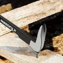 1pc Multi-Function Pry Bar & Nail Puller Tool - Suitable For Wall Concrete Nails, Gun Nails And General Woodworking Demolition, Designed For Easy Removal Of Various Nails In Construction, High Hardness And Rust-Resistant, Portable Woodworking Nail Puller, Tire Flat Pry Bar, Double-Head Nail Puller, Wooden Box Disassembly, Floor Dismantling Tool - A - View 1