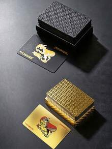 Waterproof Playing Cards With Box Flexible Poker Cards Classic Magic Tricks Tool Cool Design Great For Magic Entertainment Parties Games Gifting And Celebrations For Men And Women Creative Card Poker Series Funny Gifts - Multicolor - View 18