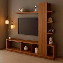 Mueble de TV Minimalista R - Negro - Ver 3