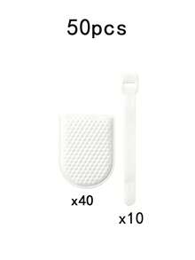 50pcs (40 Filter Cartridges + 10 Straps) High Density Non-Woven Fabric Faucet Filter, Kitchen & Bathroom Universal Tap Water Filter Cartridge, Easy Installation Home Water Purification Accessory, For Filtering Rust, Sediment And Impurities - Multicolor - View 13