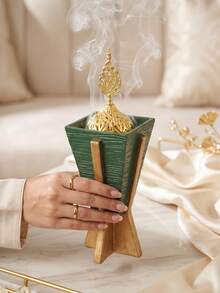 Multiple Models/Styles Resin Incense Burner/Holder, One Resin Incense Burner With Arabic Characters, Heat-Insulated And Anti-Scalding, Home Decor, Also Suitable For Aromatherapy, Can Be Used As Holiday Gift, Saudi National Day - Celebration Edition - View 16