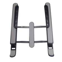 Suporte Notebook Ergonômico Ajustável Dobrável Para Mesa Trabalho E Estudo Com Regulador de Altura - Preto - Visão 3
