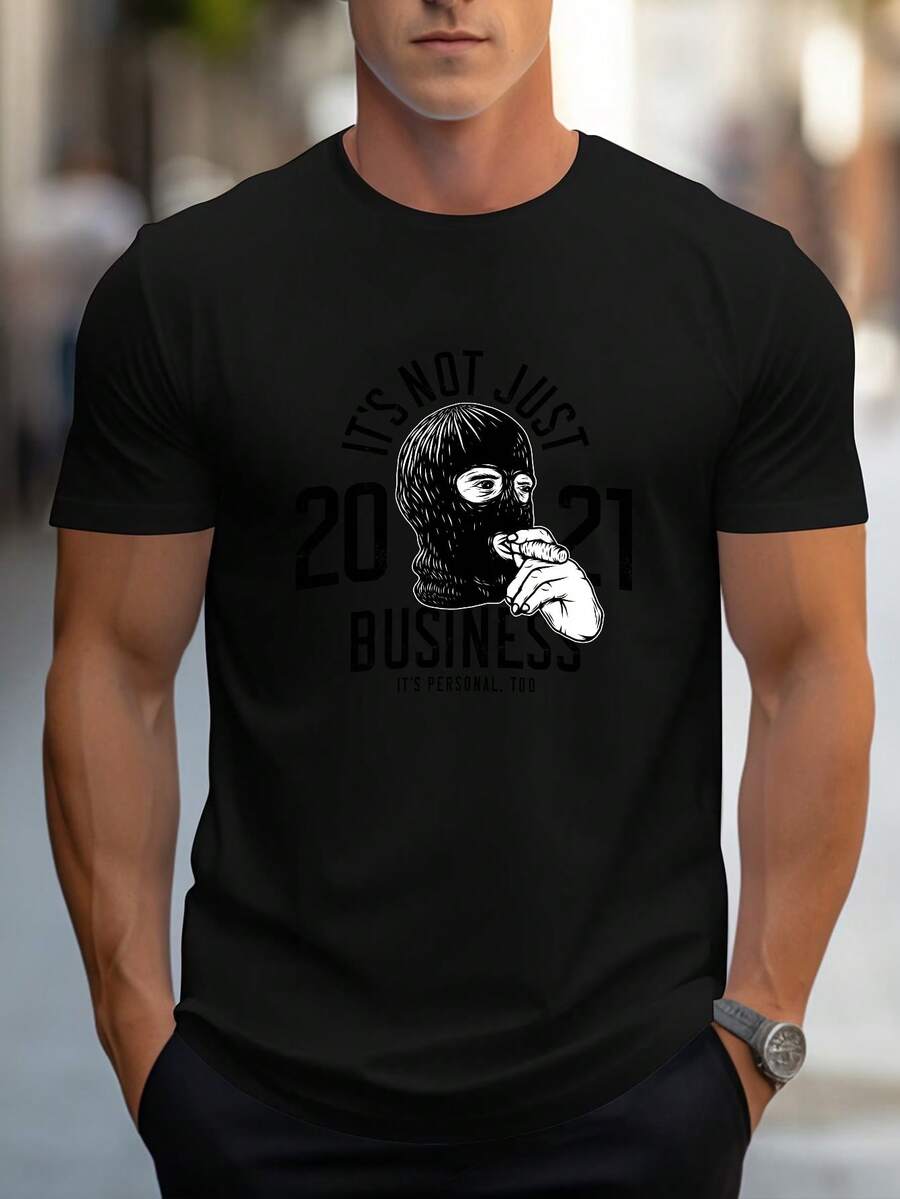 Camisetas de hombre - Negro - Ver 1
